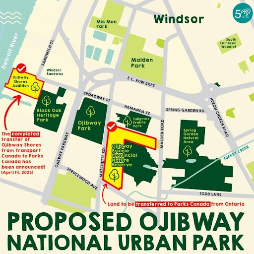 Proposed Ojibway National Urban Park